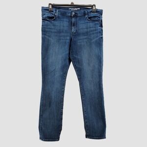 DKNY Jeans City Ultra Skinny Womens Size 14 Medium Wash Blue Stretch Denim Pants